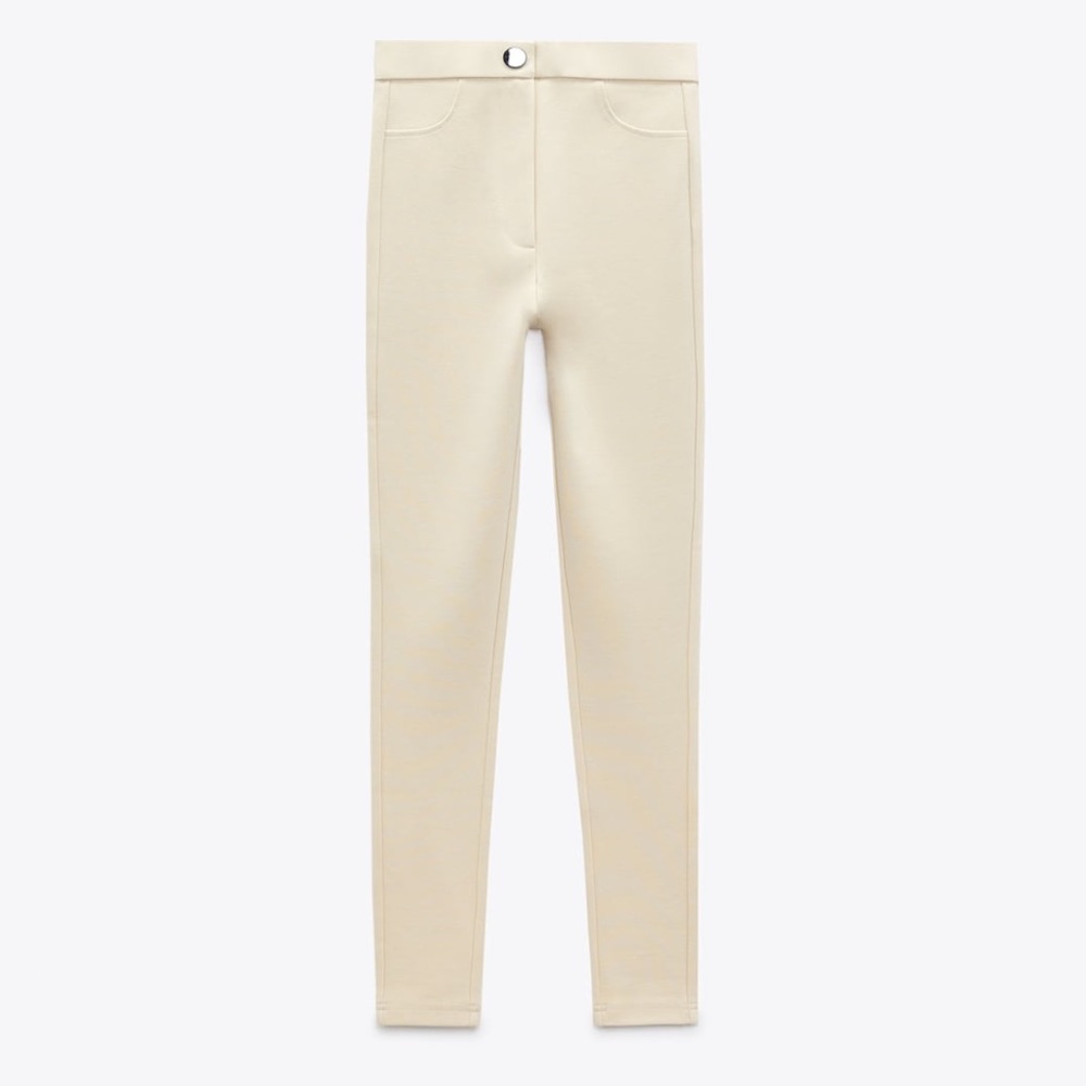 Zara metal button legging